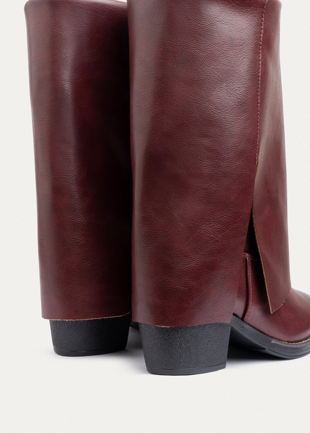 Achilles | Aspen Folded Ankle Boots | Burguandy