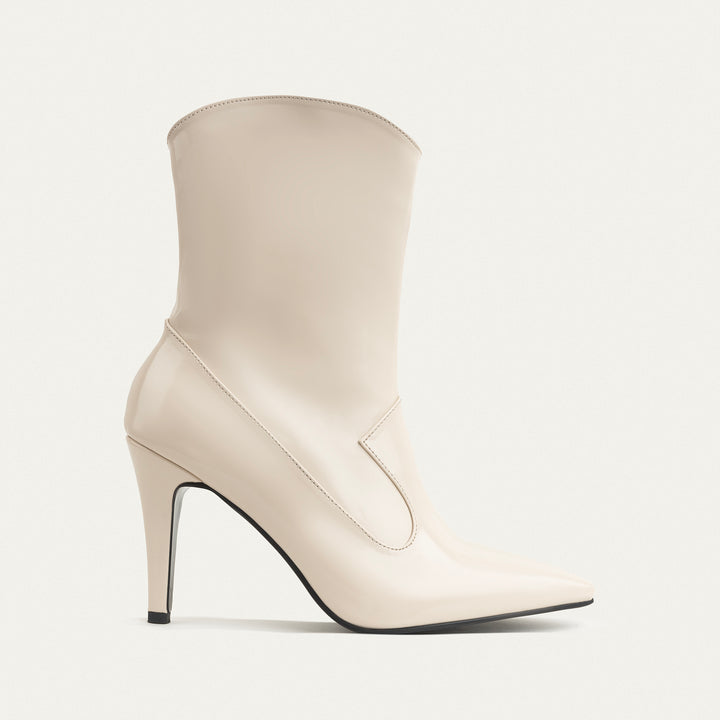 Aria Ankle Boots - Beige