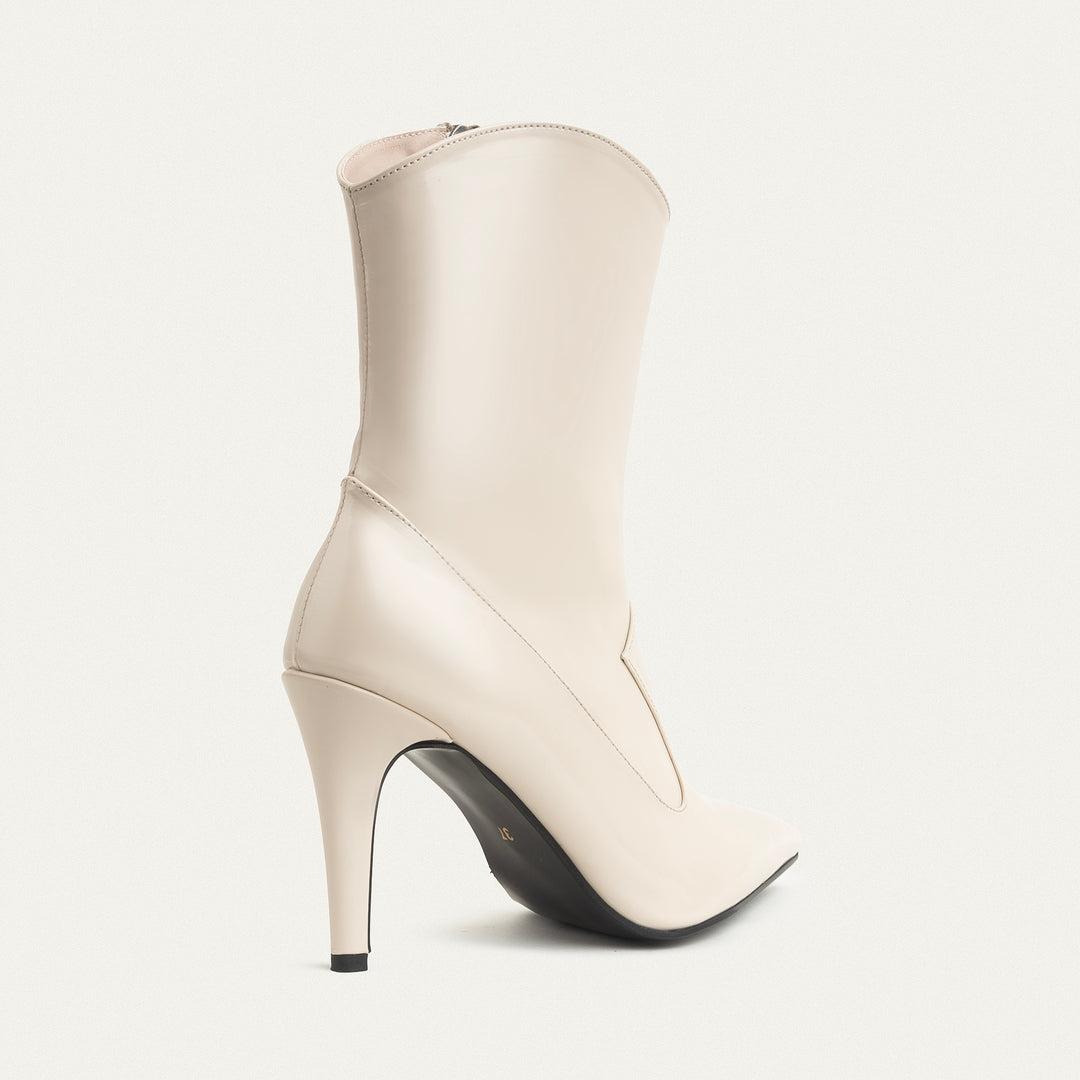 Aria Ankle Boots - Beige