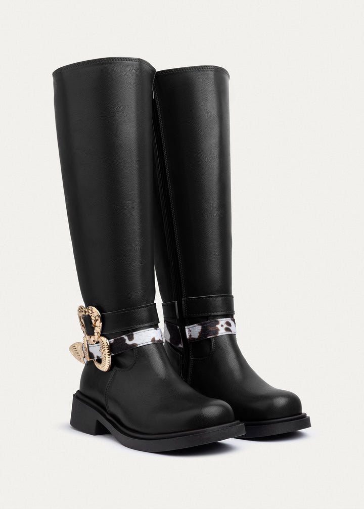 Achilles | Dakota Western Tall Boots | Black