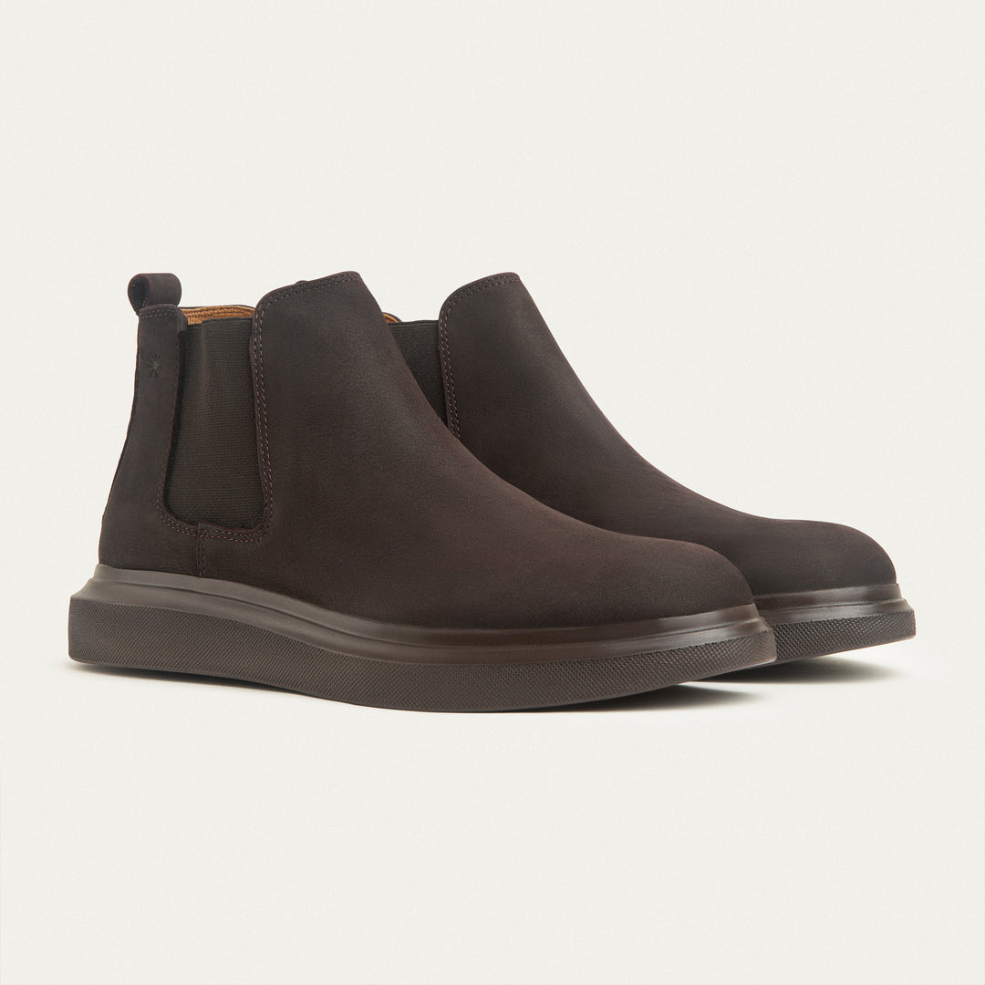 Achilles Urban Classic Chelsea Boots- Suede Brown