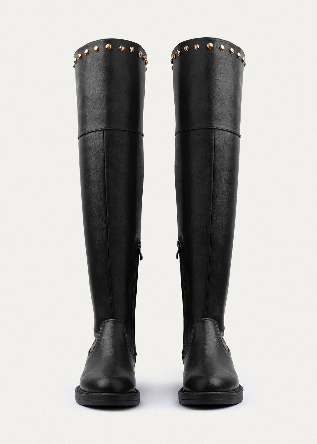 Achilles | Stella Studded High Boots | Black