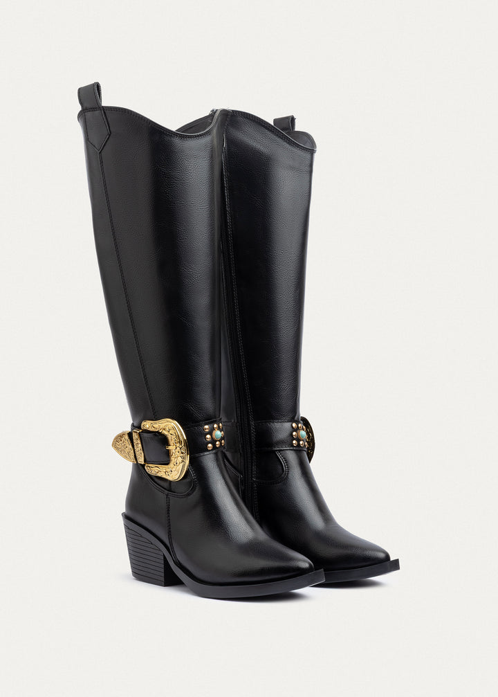 Montana Western High Boots | Black