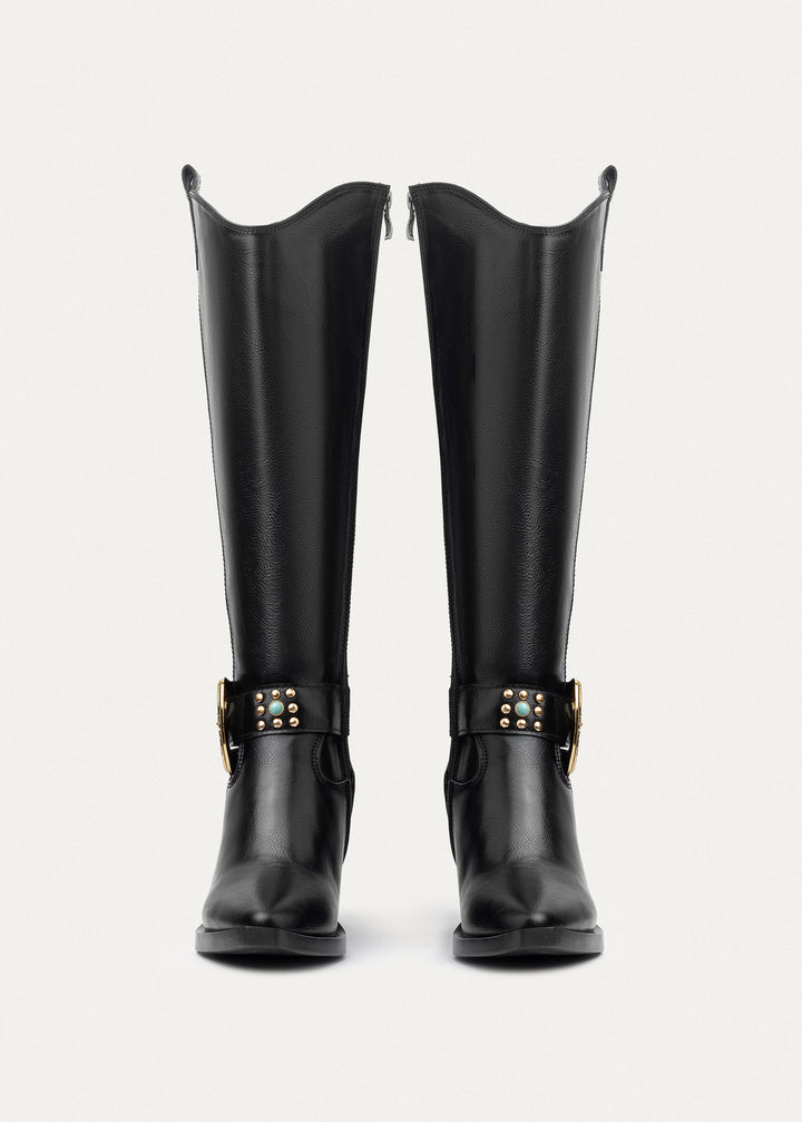 Achilles | Montana Western High Boots | Black