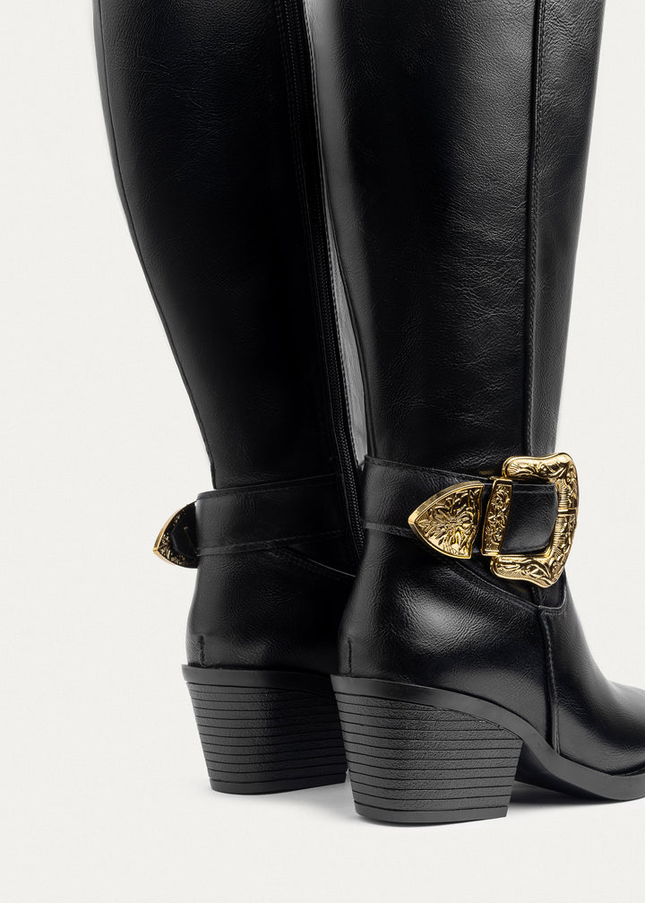 Achilles | Montana Western High Boots | Black