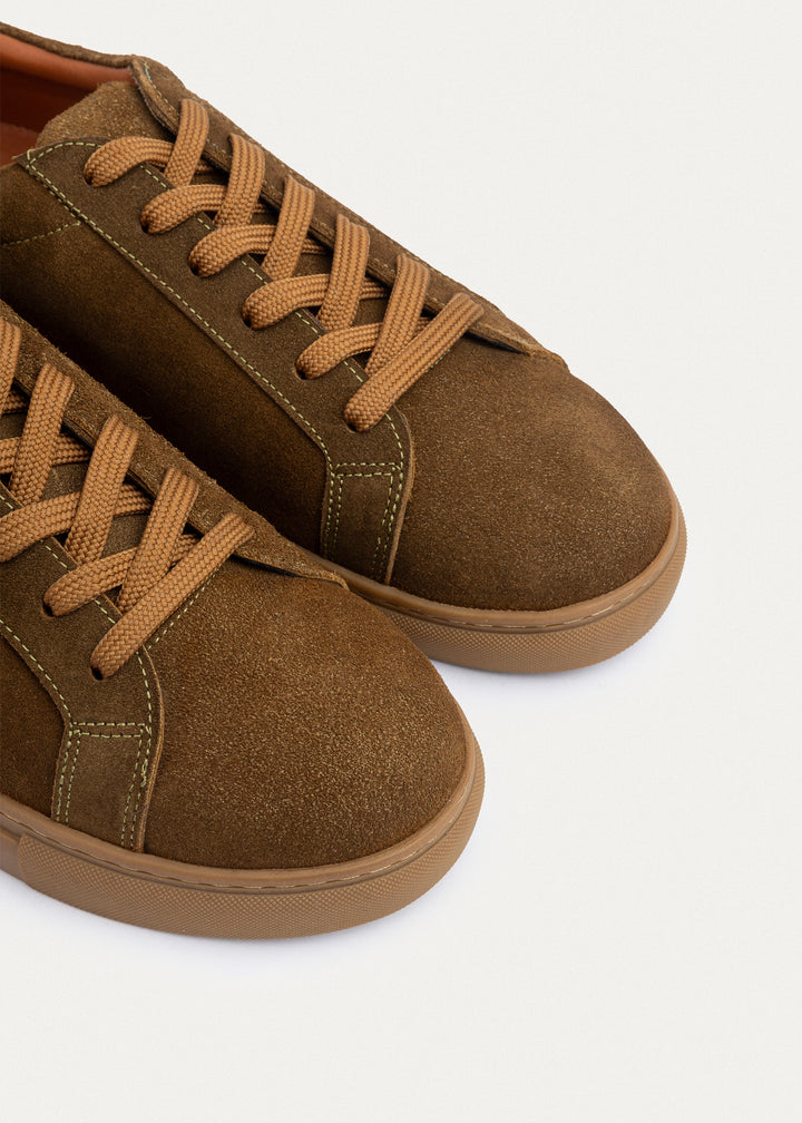 Viale Comfort Lace-Up Men Sneakers | Olive
