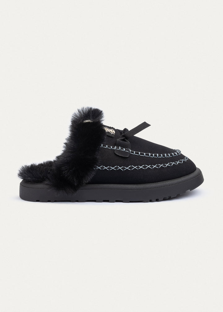Achilles | Frost Charm Loafers | Black