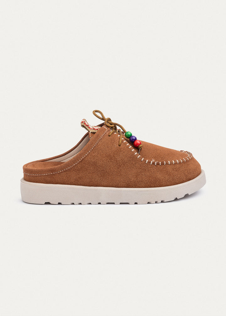 Nomad Stitch Loafers | Light Brown