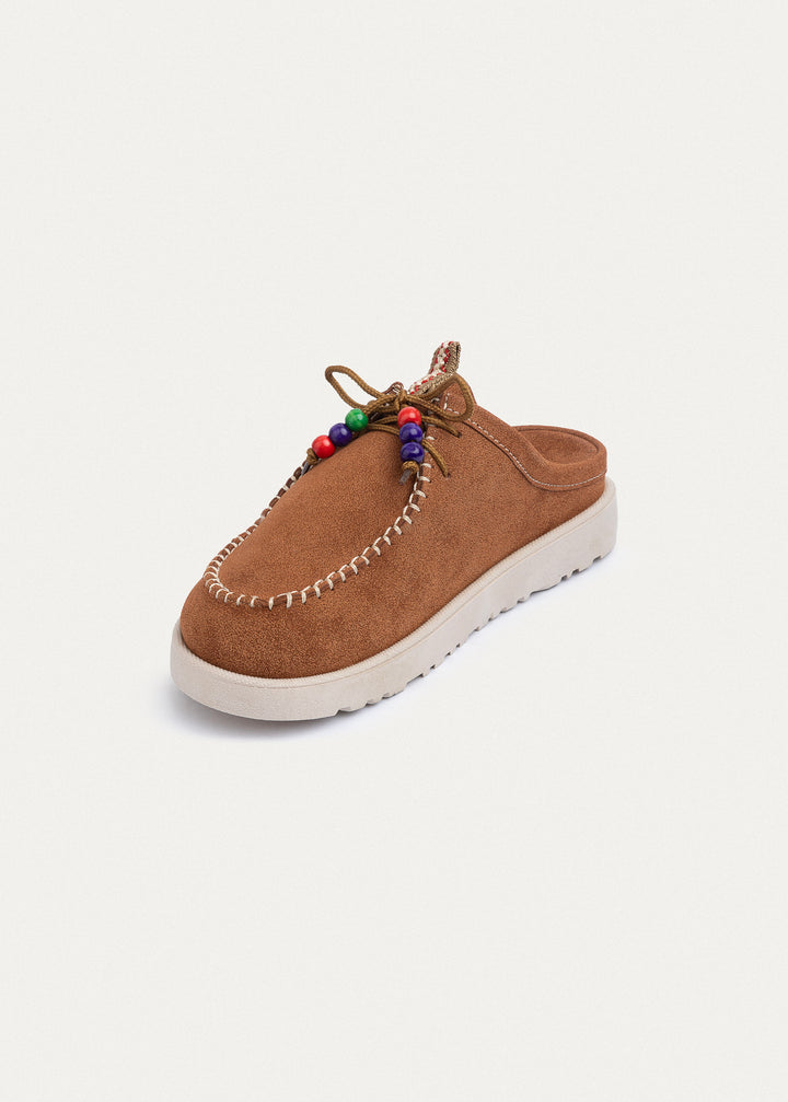 Nomad Stitch Loafers | Light Brown