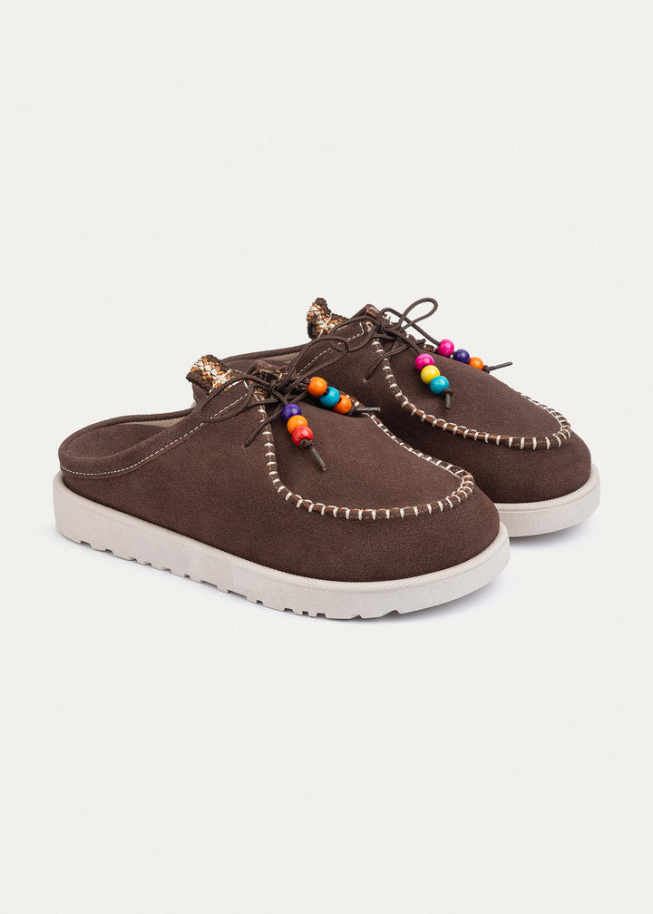 Achilles | Nomad Stitch Loafers | Brown