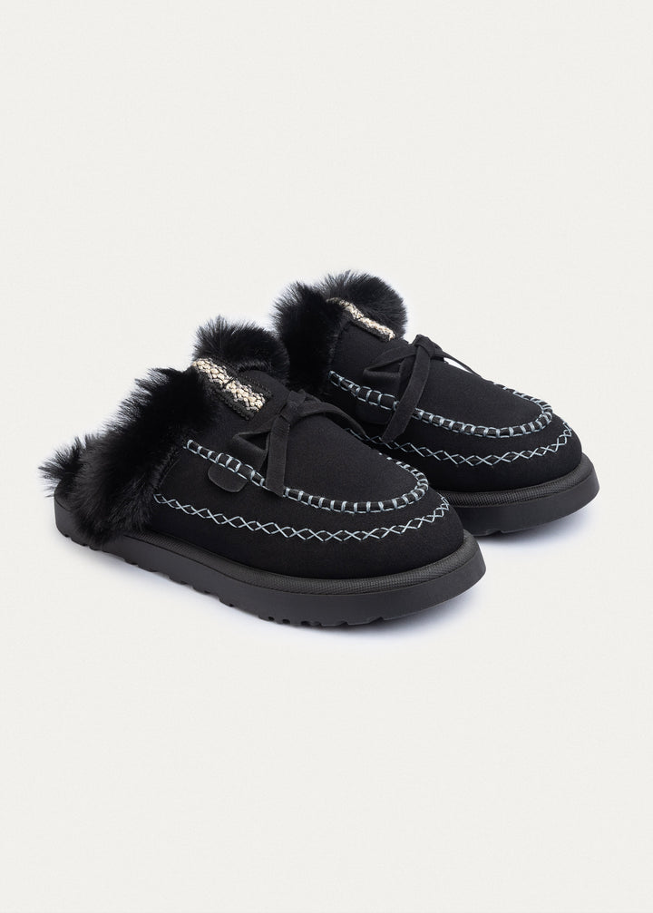 Achilles | Frost Charm Loafers | Black