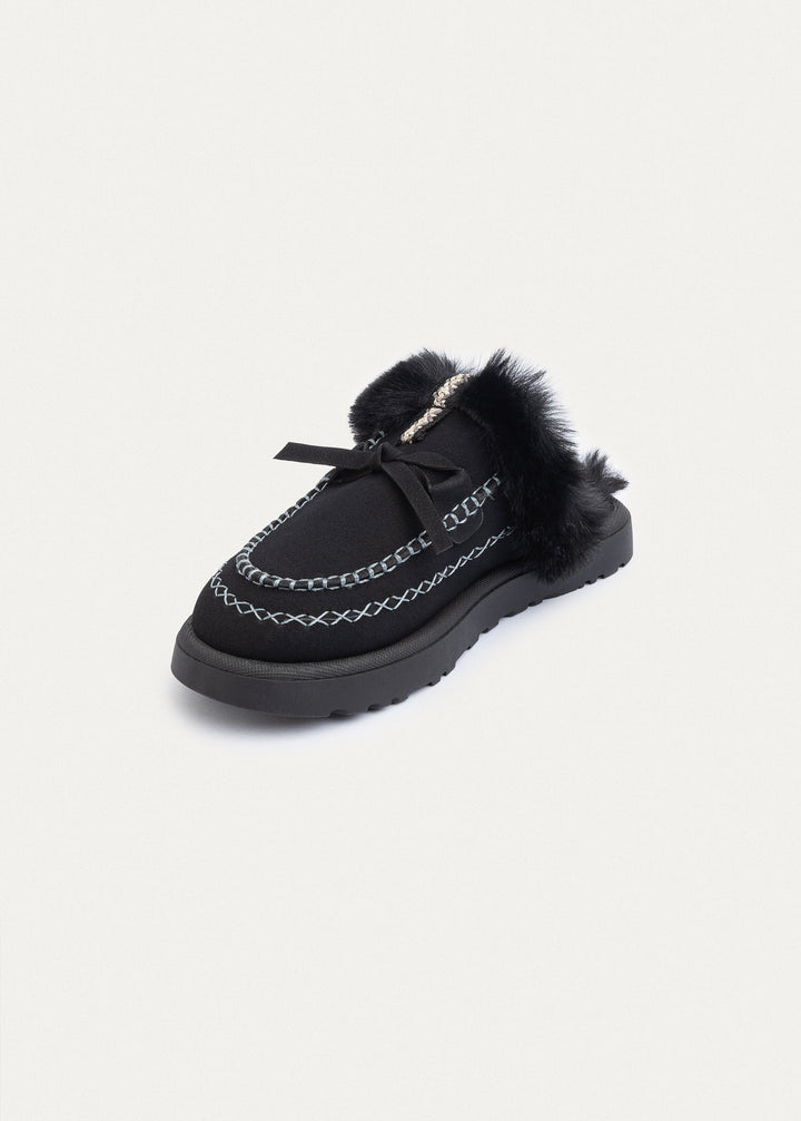 Achilles | Frost Charm Loafers | Black