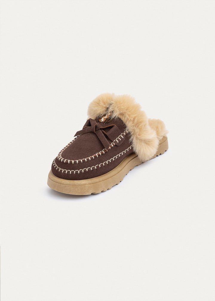 Achilles | Frost Charm Loafers | Brown