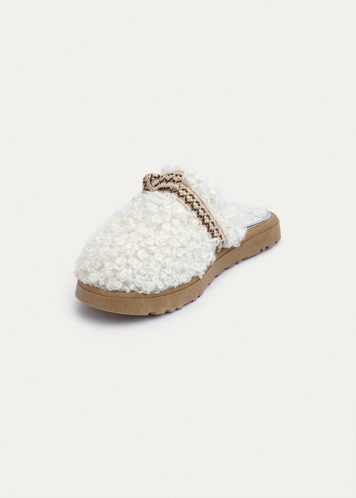 Achilles | Cozy Charm Slip-Ons | White