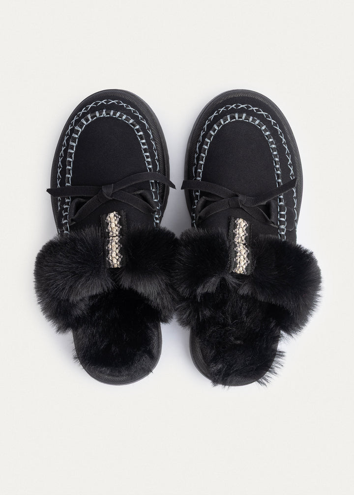 Achilles | Frost Charm Loafers | Black