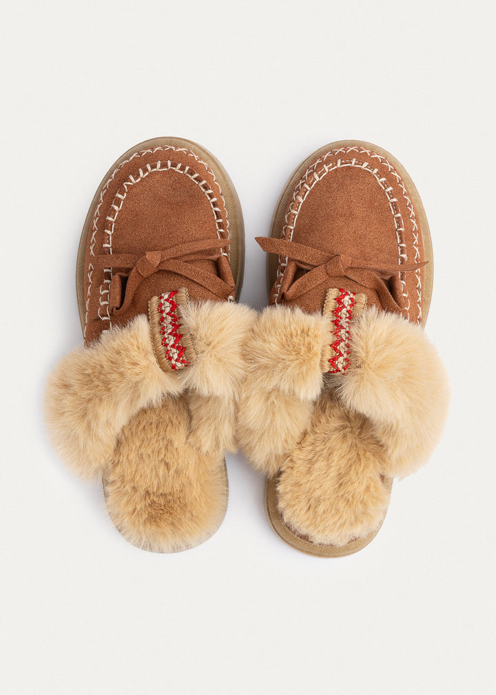 Achilles | Frost Charm Loafers | LightBrown