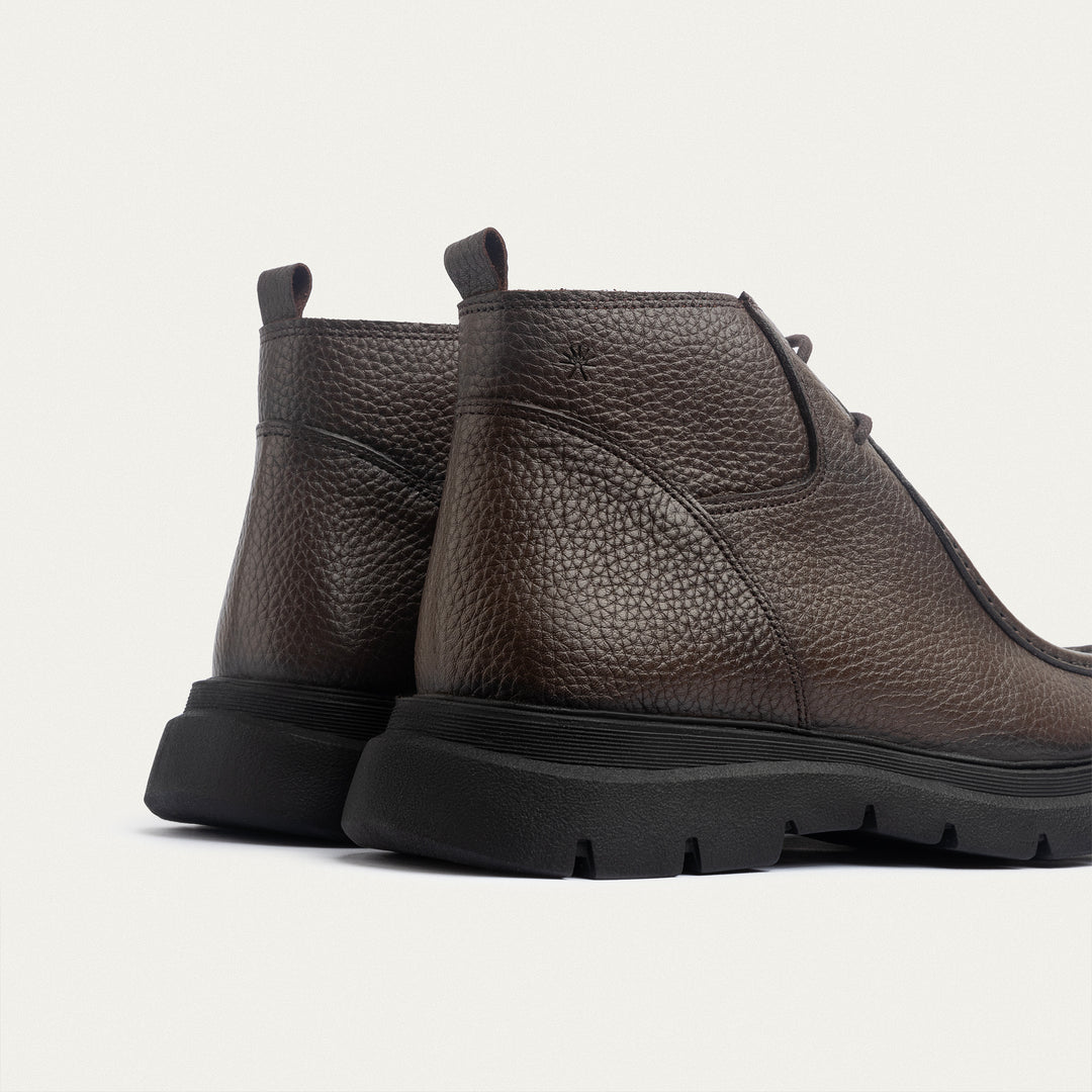 Achilles CityStride Chukka Classic Boots - Textured Dark Brown