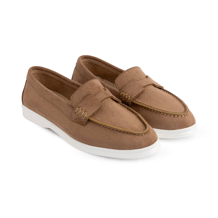 Women Suede Pointy Loafer - Havan