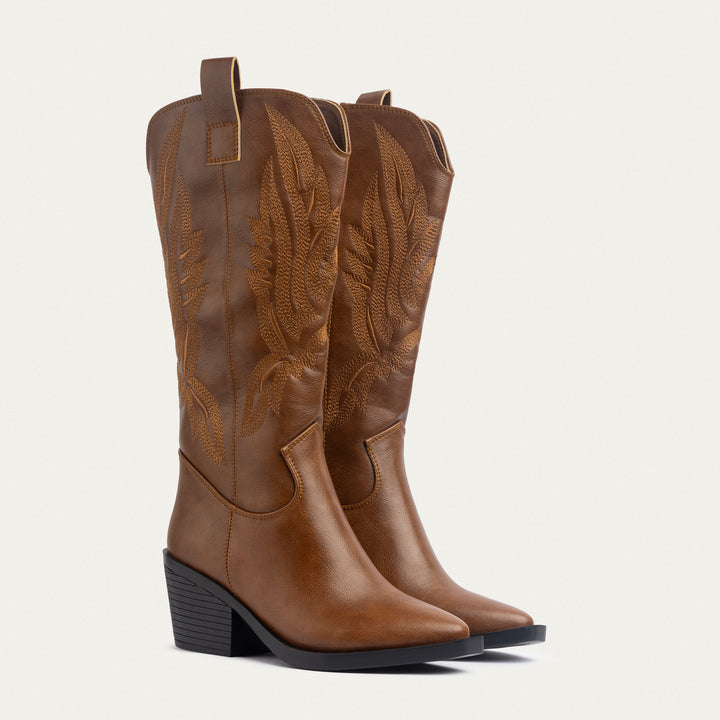 Sierra Starlight Stitched Cowboy Boots - Havan