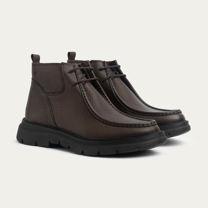 Achilles CityStride Chukka Classic Boots - Textured Dark Brown