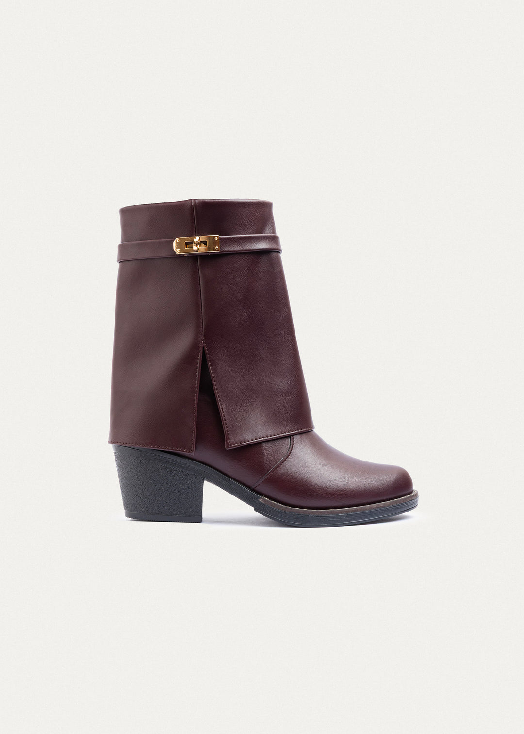 Achilles Grace Heel Boots | Burguandy