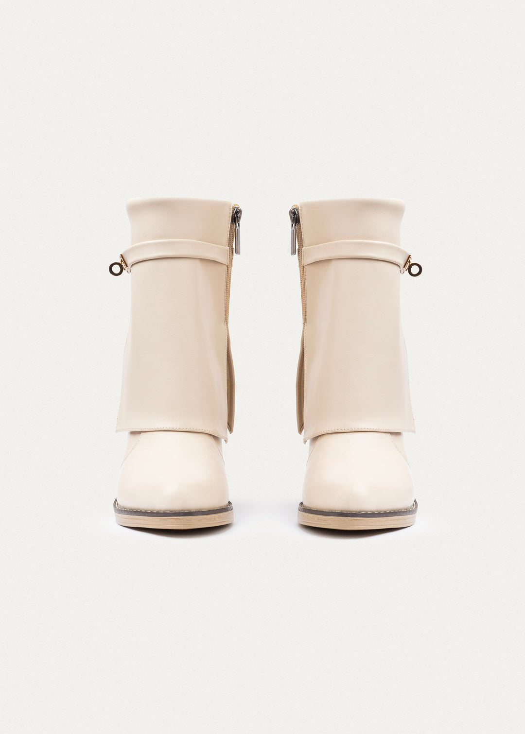 Achilles Grace Heel Boots | Beige