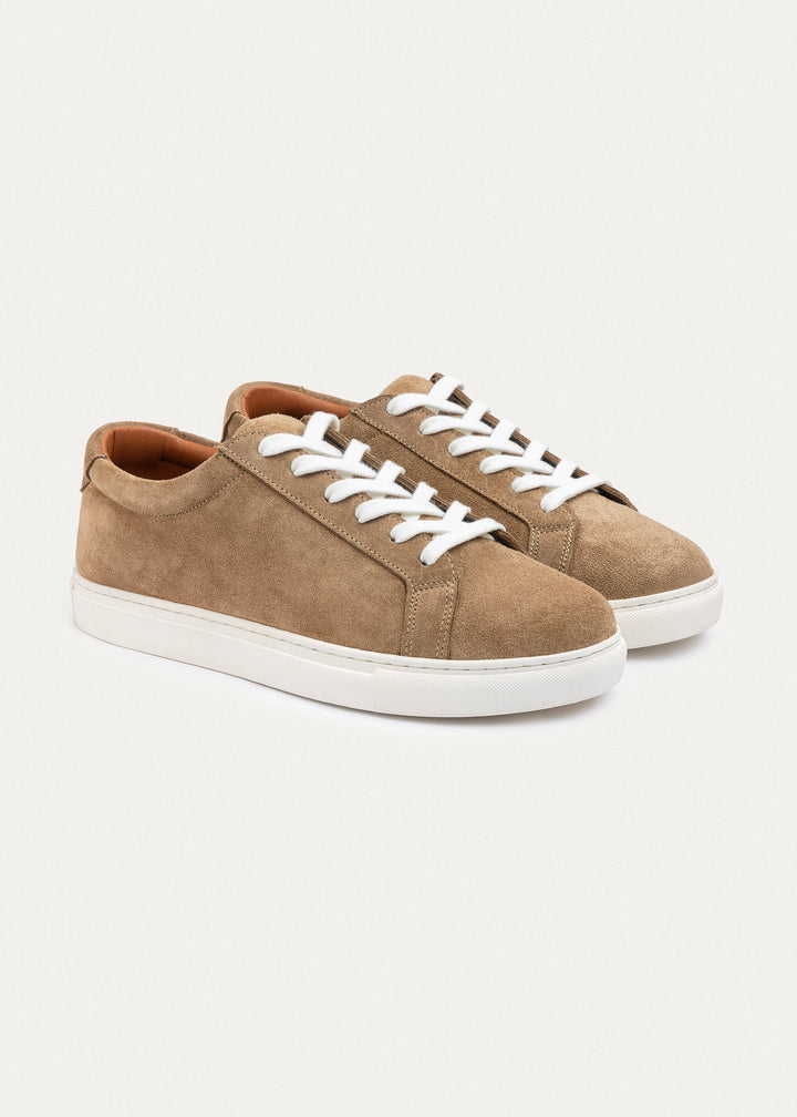 Achilles | Viale Comfort Lace-Up Men Sneakers - Cafe