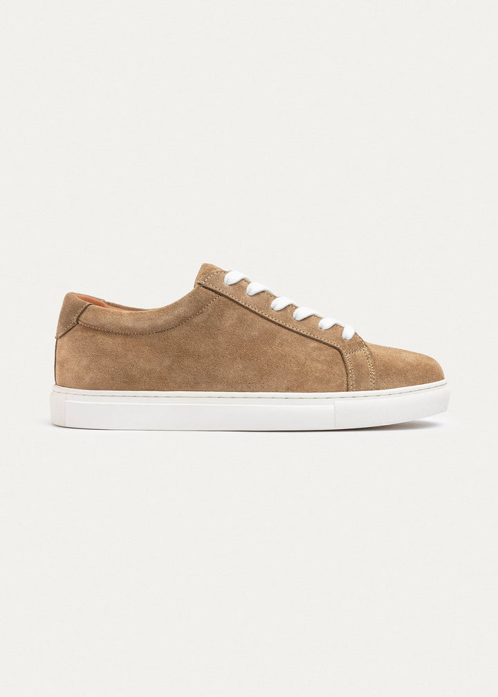 Achilles | Viale Comfort Lace-Up Men Sneakers - Cafe