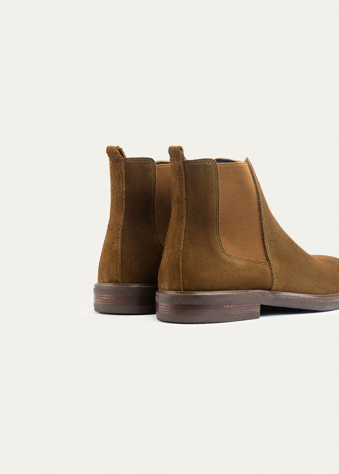Signature Premium Suede Chelsea Boots | Sandy Brown