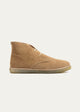 Split Suede Desert Boots Plain Toe For Men | Cafe
