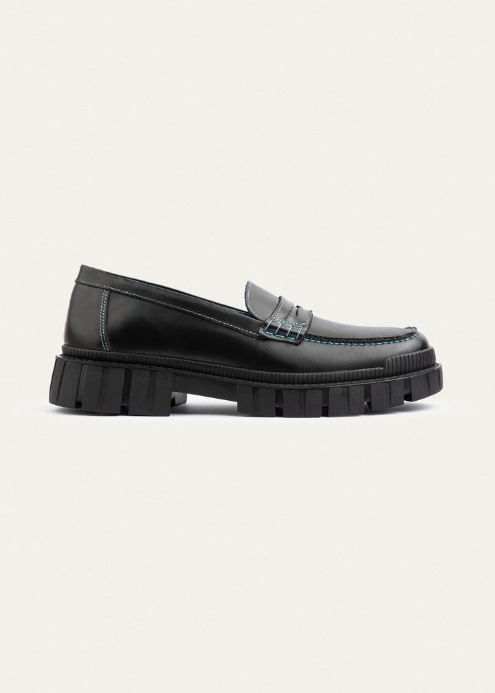 Edge Loafers | Black X Navy