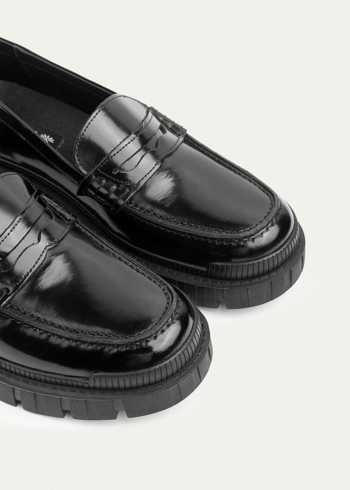 Edge Loafers Patent Leather | Black