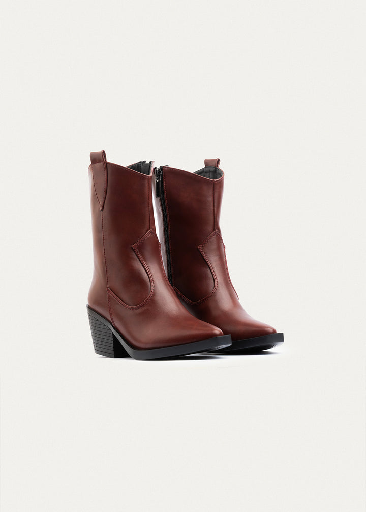 Sierra Western Boots | Burgundy