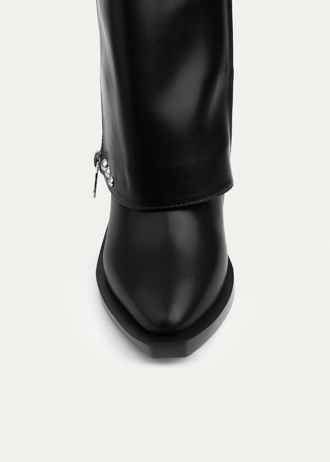 Riviera Studded Zip Boots | Black