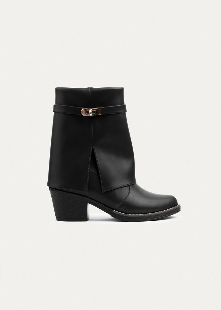 Grace Heel Boots | Black