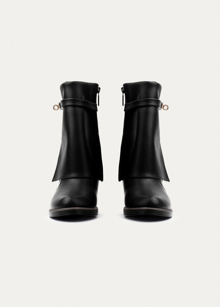 Grace Heel Boots | Black