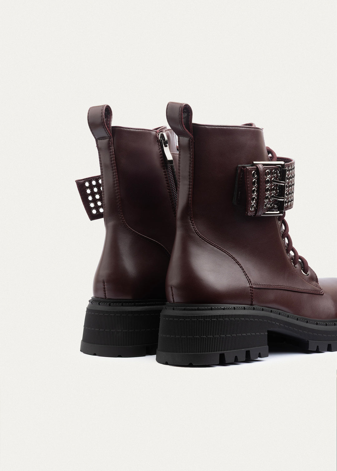 Vanguard Combat Boots | Burgundy