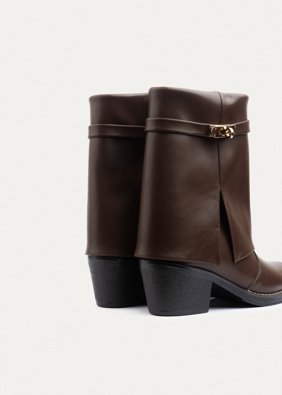 Grace Heel Boots | Brown