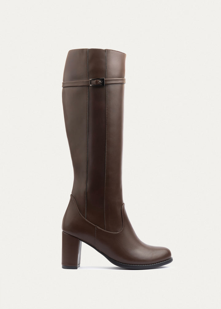 Icon High-Heel Boots | Brown