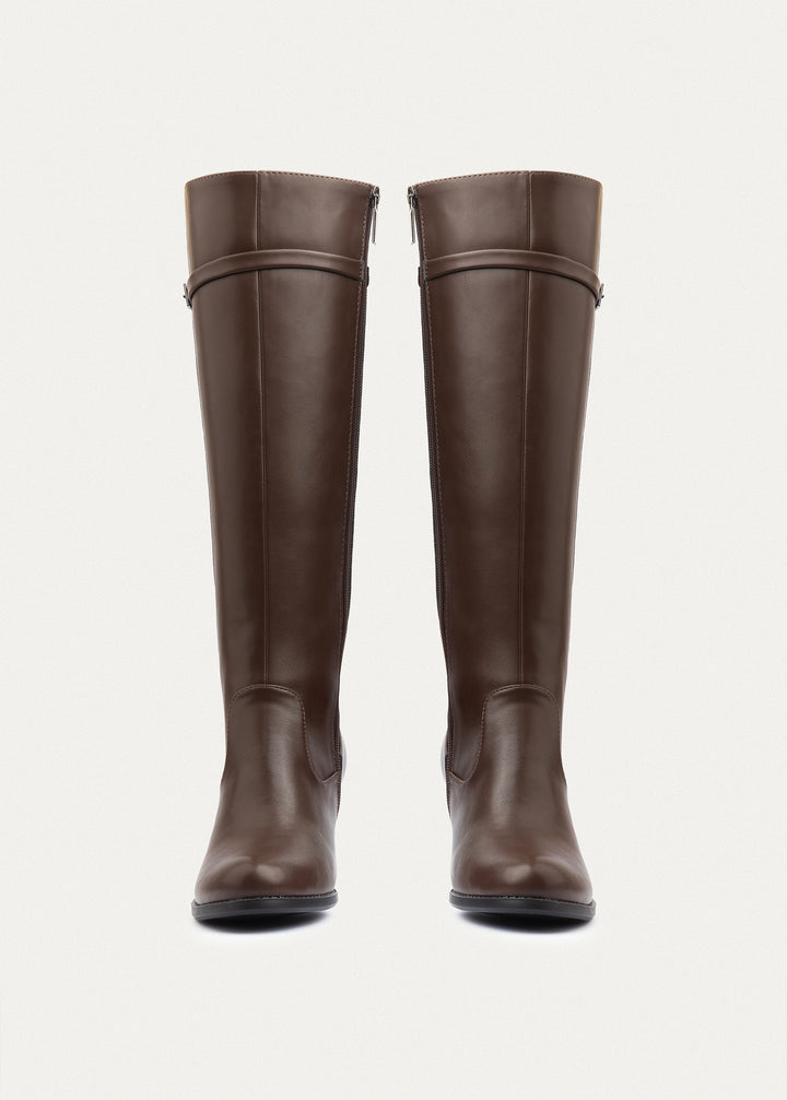 Icon High-Heel Boots | Brown