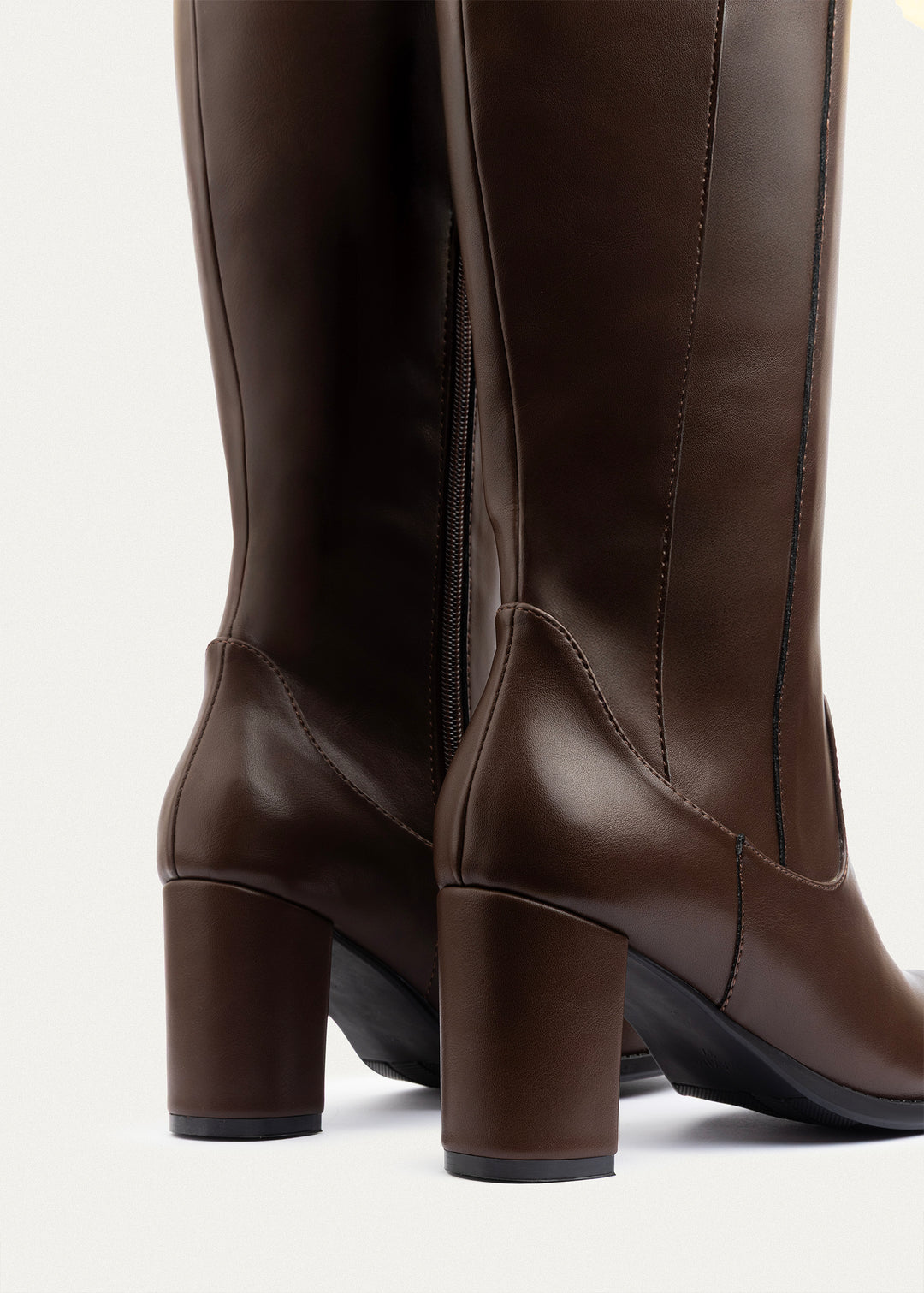Icon High-Heel Boots | Brown