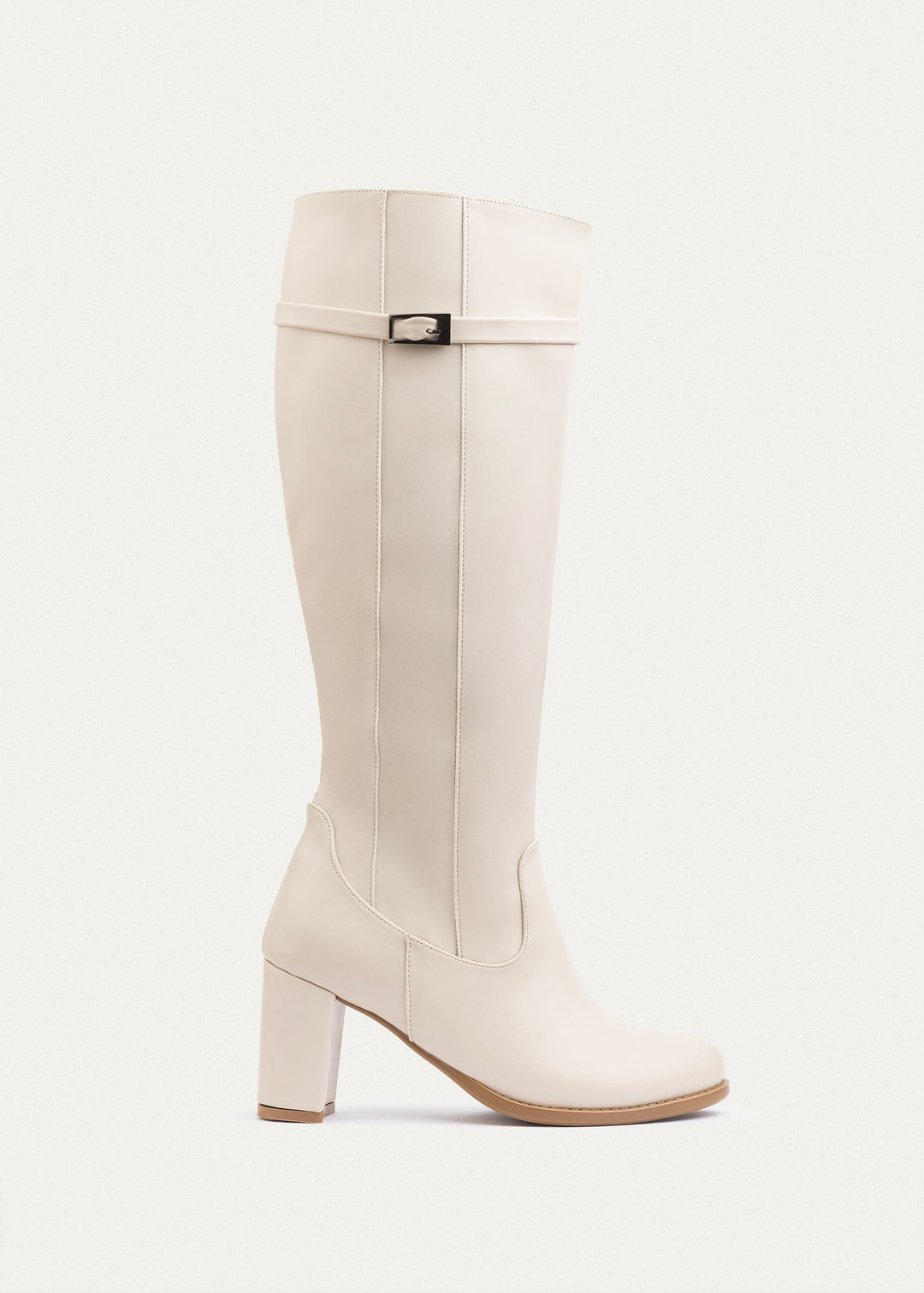 Icon High-Heel Boots | Beige