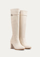 Icon High-Heel Boots | Beige