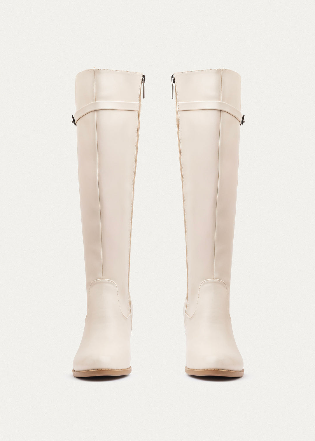 Icon High-Heel Boots | Beige