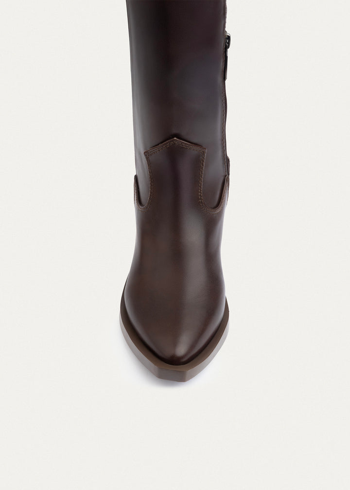 Canyon Tall Western Boots | Brown