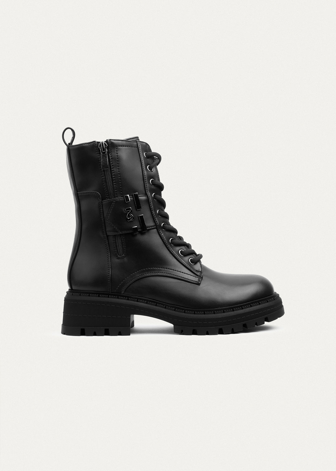 Tactical Zip Lace Boots | Black