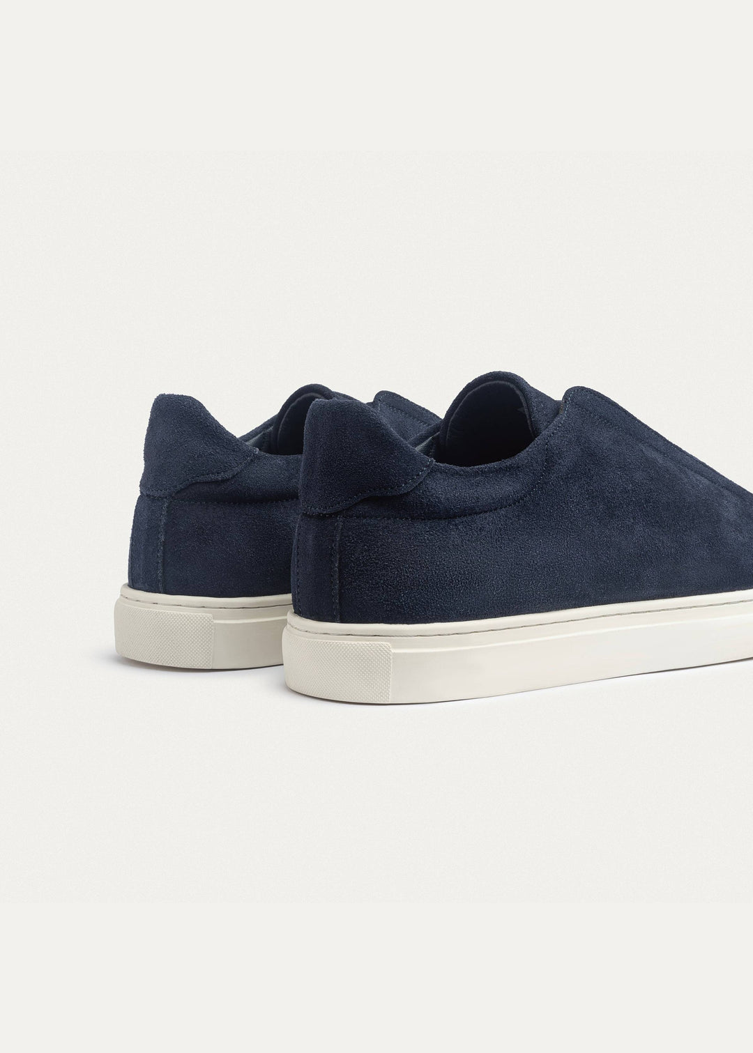 Achilles Theo - Men's Slip-On Suede Sneakers - Dark Blue