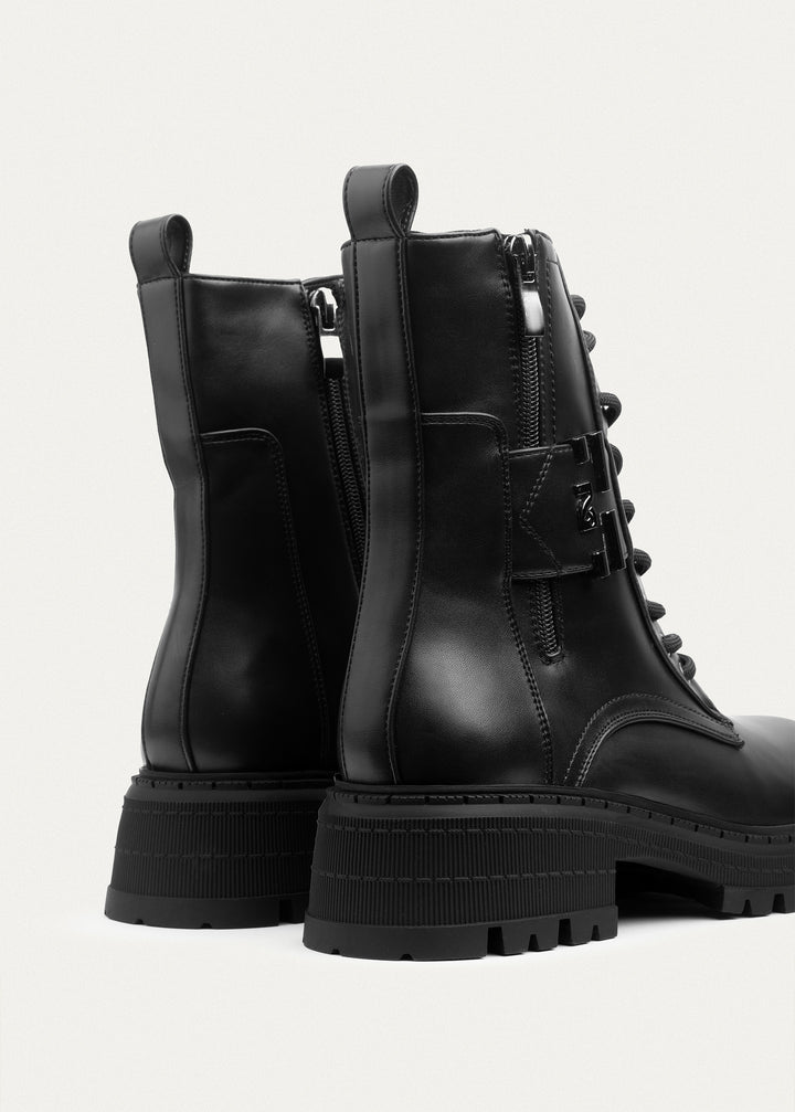 Tactical Zip Lace Boots | Black