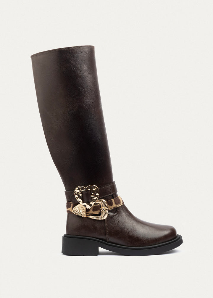 Dakota Western Tall Boots | Brown