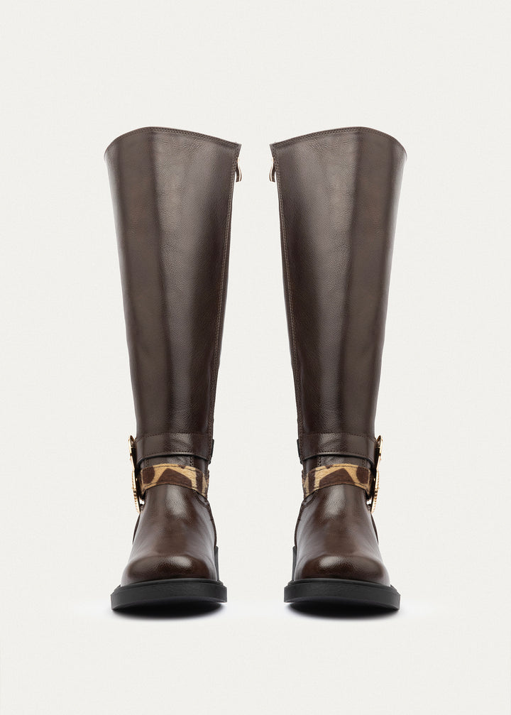 Dakota Western Tall Boots | Brown
